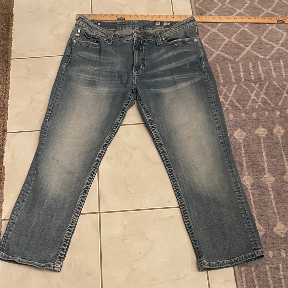 Miss Me Women's Blue Ankle Jeans